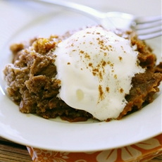 Slow Cooker Pumpkin Dump Cake