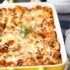 Baked Chicken & Tarragon Pasta