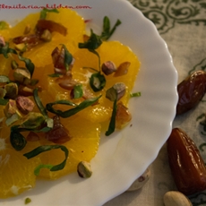 Orange & Date Salad With Pistachios