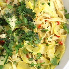 Mexican Summer Squash Scampi