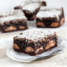 Chocolate and Caramel Kahlua Brownies