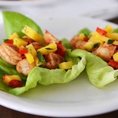 Shrimp and Mango Wraps