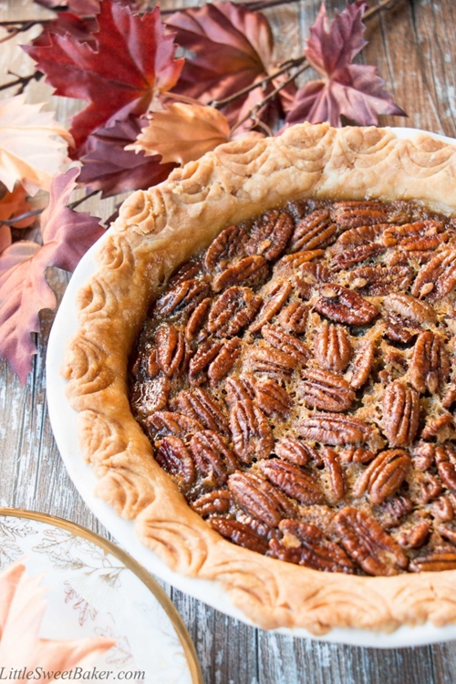Pecan Pie with Chocolate Whipped Cream (video) recipe Chefthisup