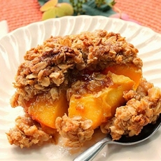 Delicious Peach Crisp