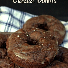 Double Chocolate Glazed Donuts
