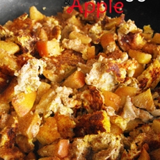 Scrambled Egg and Apple