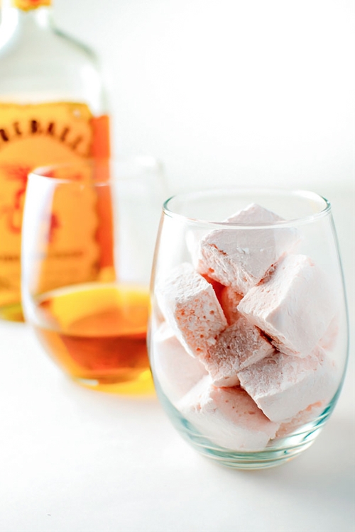 Fireball Whisky Marshmallows recipe Chefthisup