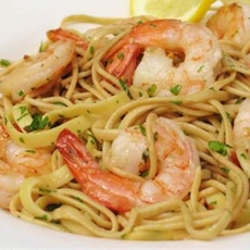 Lemon Noodle Pasta with Shrimp