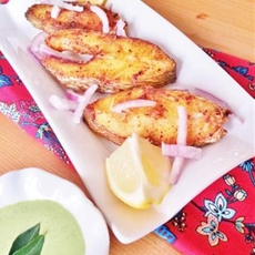 Super Tasty Golden Fish Steak