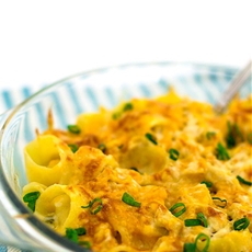 Spicy 4-Cheese Crab Pasta