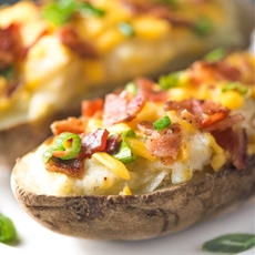 Lightened-Up Twice-Baked Potatoes