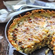 Hash Brown Breakfast Quiche
