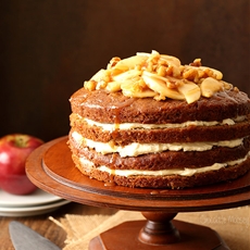 Caramel Apple Butter Layer Cake