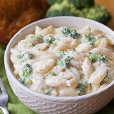 Broccoli and White Cheddar Shells