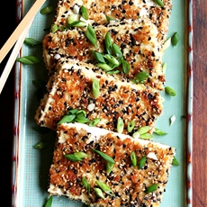 Detox: Sesame-Crusted Tofu with Nuoc Cham
