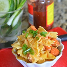 Buffalo Chicken Bowties by Mooshu Jenne