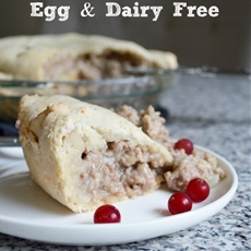 Dairy & Egg-Free Rustic Meat Pie
